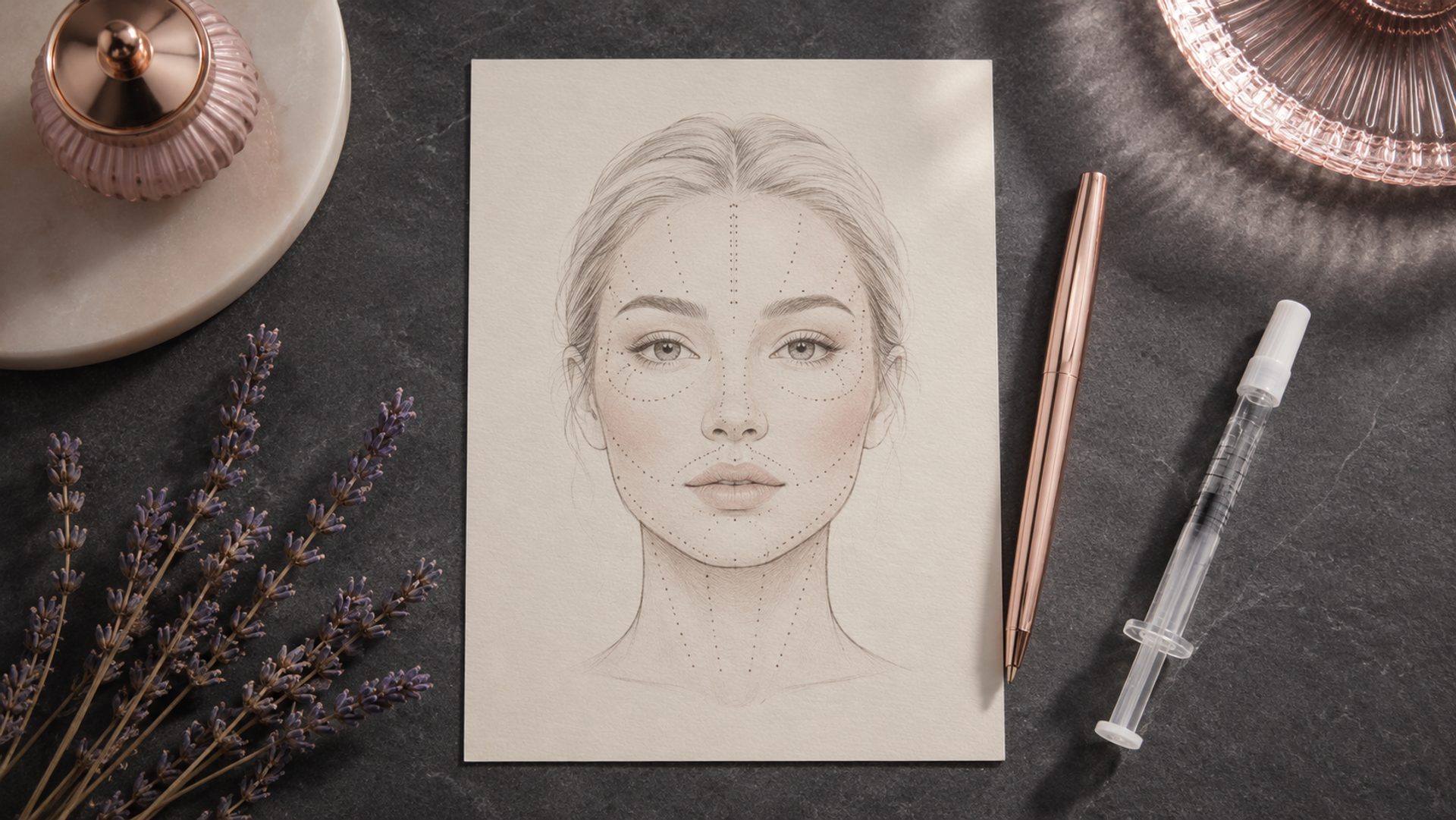 Precise dermal filler placement for facial sculpting and contouring