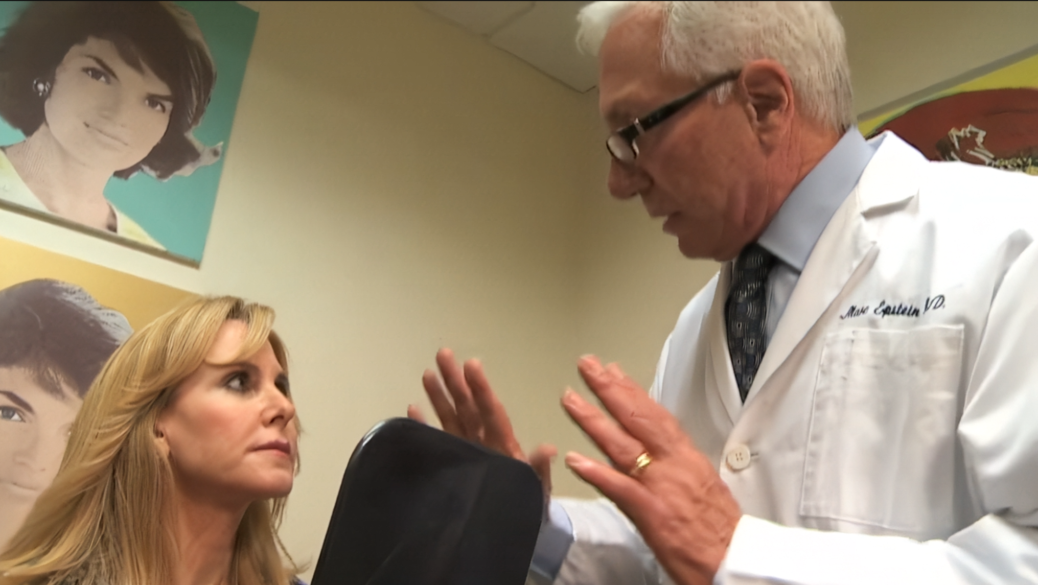 Dr. Epstein discussing treatment options